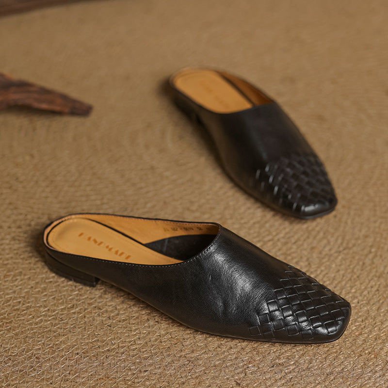 Milano Genuine Leather Mules