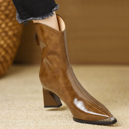 The Western-Inspired Cone Heel Boot