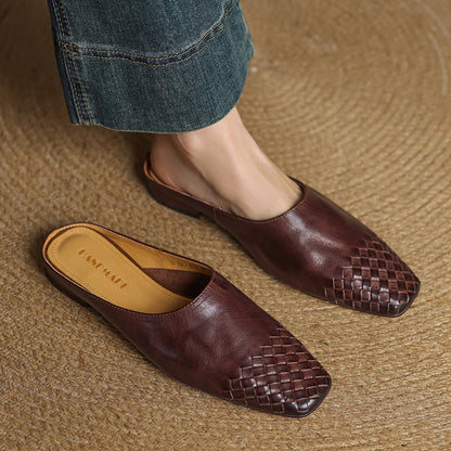 Milano Genuine Leather Mules