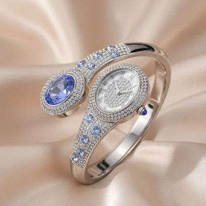 Crystal Bangle Watch