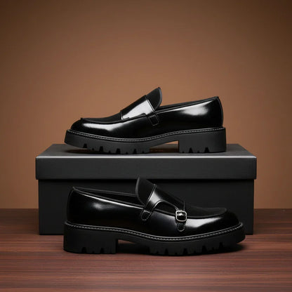 Vantaggio Double-Buckle Monk Loafer