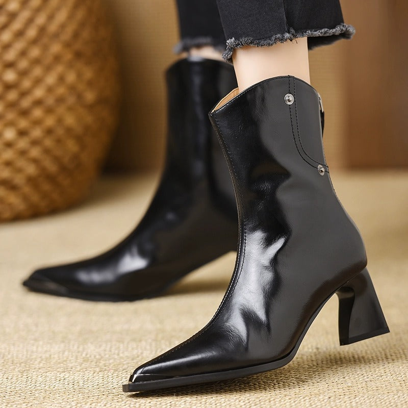 The Western-Inspired Cone Heel Boot