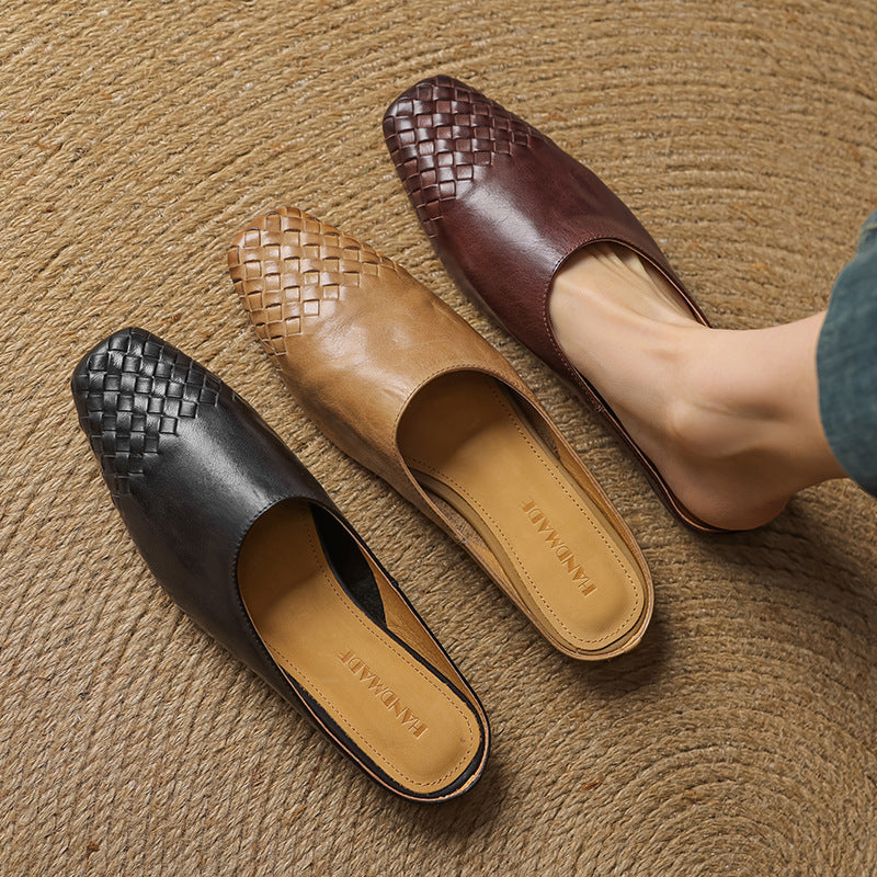 Milano Genuine Leather Mules