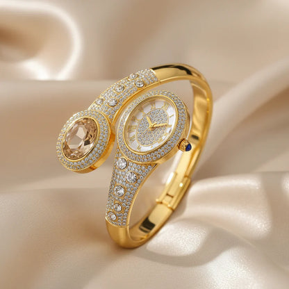 Crystal Bangle Watch
