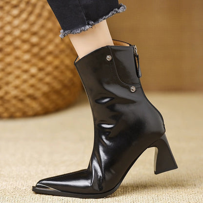 The Western-Inspired Cone Heel Boot