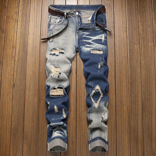 Wardell Tie-Dye Distressed Jeans