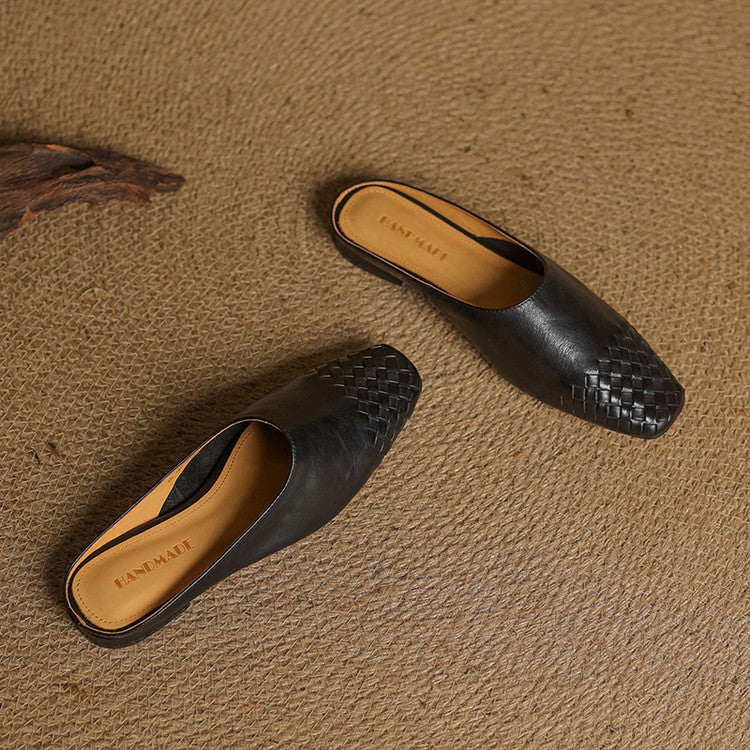 Milano Genuine Leather Mules