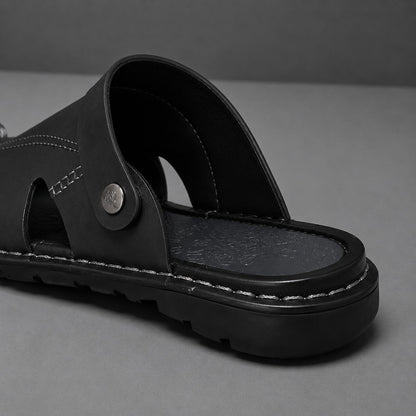 Garrison Leather Closed-Toe Mule