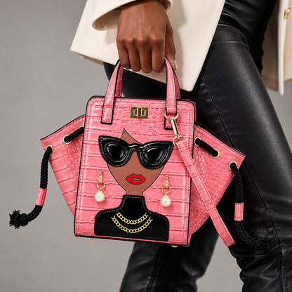 Vivienne Face Bucket Bag