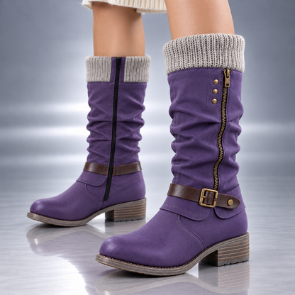 Marchetta Knit-Cuff Boot