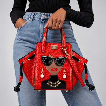 Vivienne Face Bucket Bag