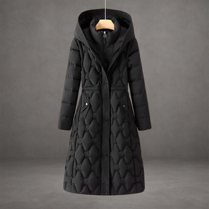 Women's Liora Diamond-Stitch Long Coat