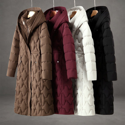 Women's Liora Diamond-Stitch Long Coat