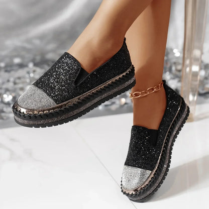 Ruby Sequin Crystal-Sole Statement Sneaker