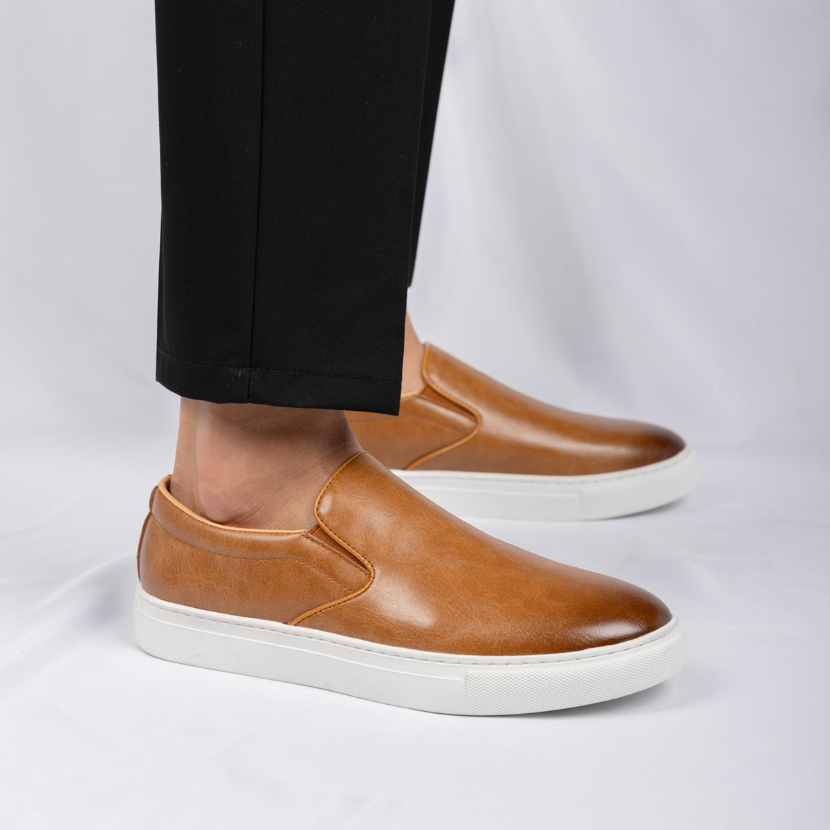 Italian Nappa Leather Platform Loafer