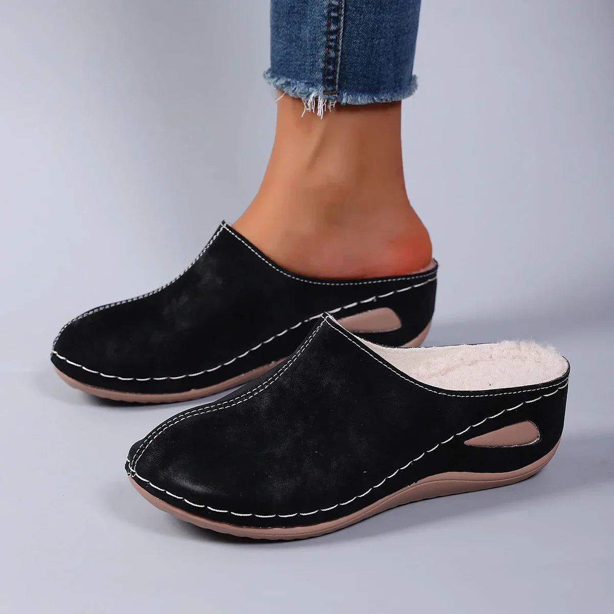 The Shearling-Lined Comfort Slipper
