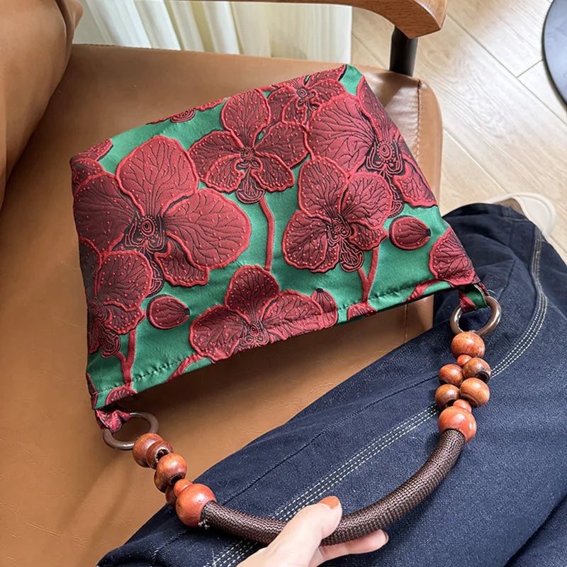 Camellia Brocade Bag