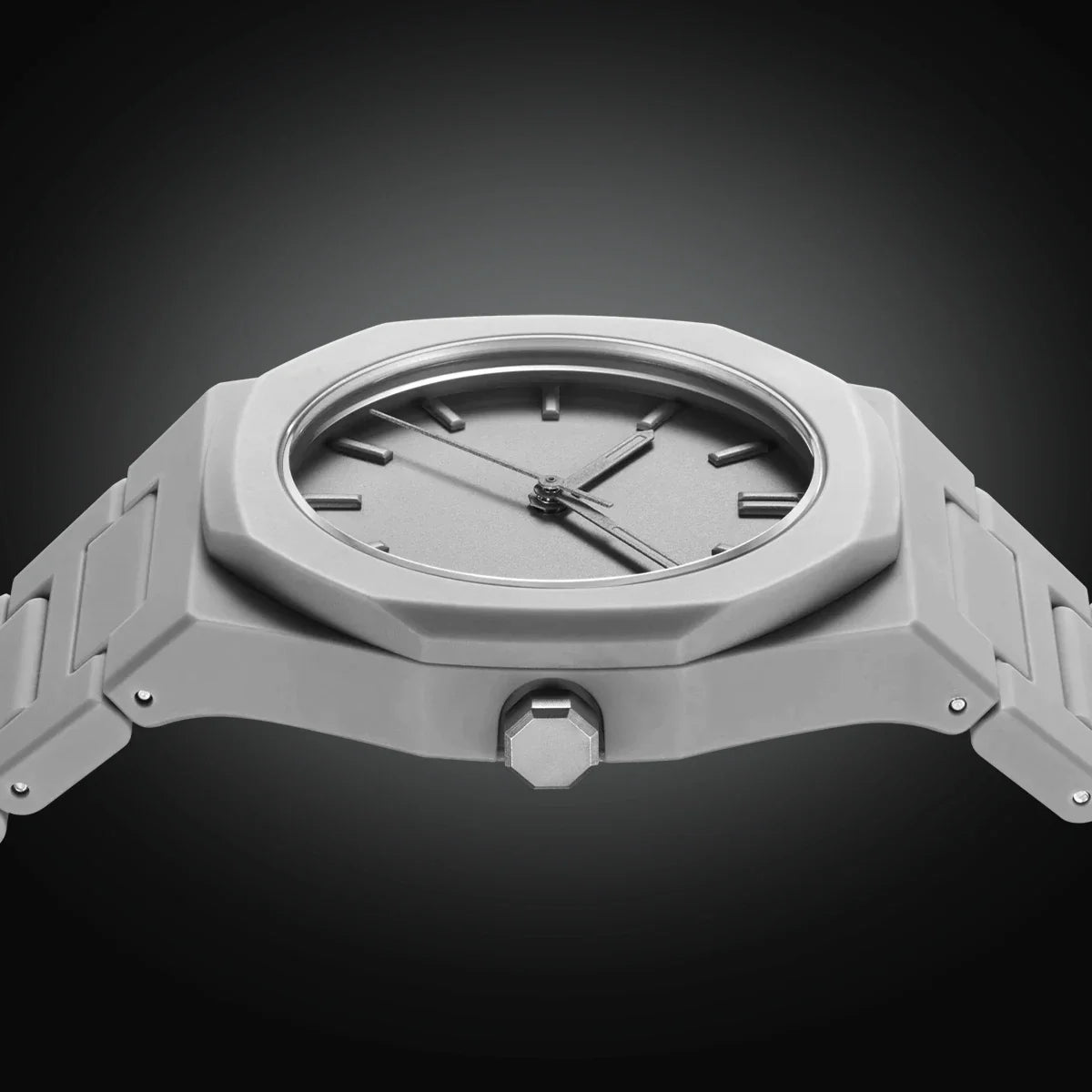 Monochrome Integrated Bracelet Watch