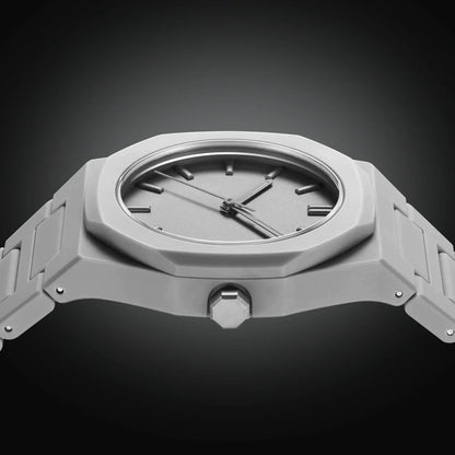 Monochrome Integrated Bracelet Watch