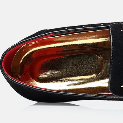 Regalia Noir Suede Loafers