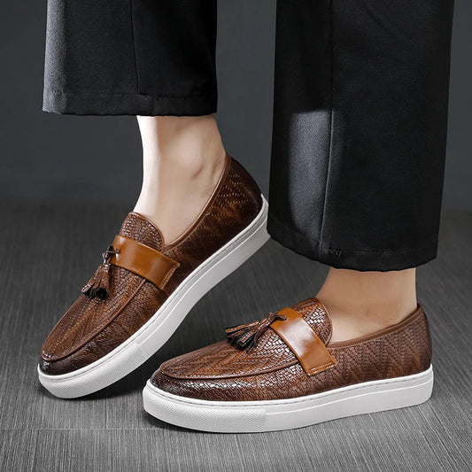 Platform Woven Loafer