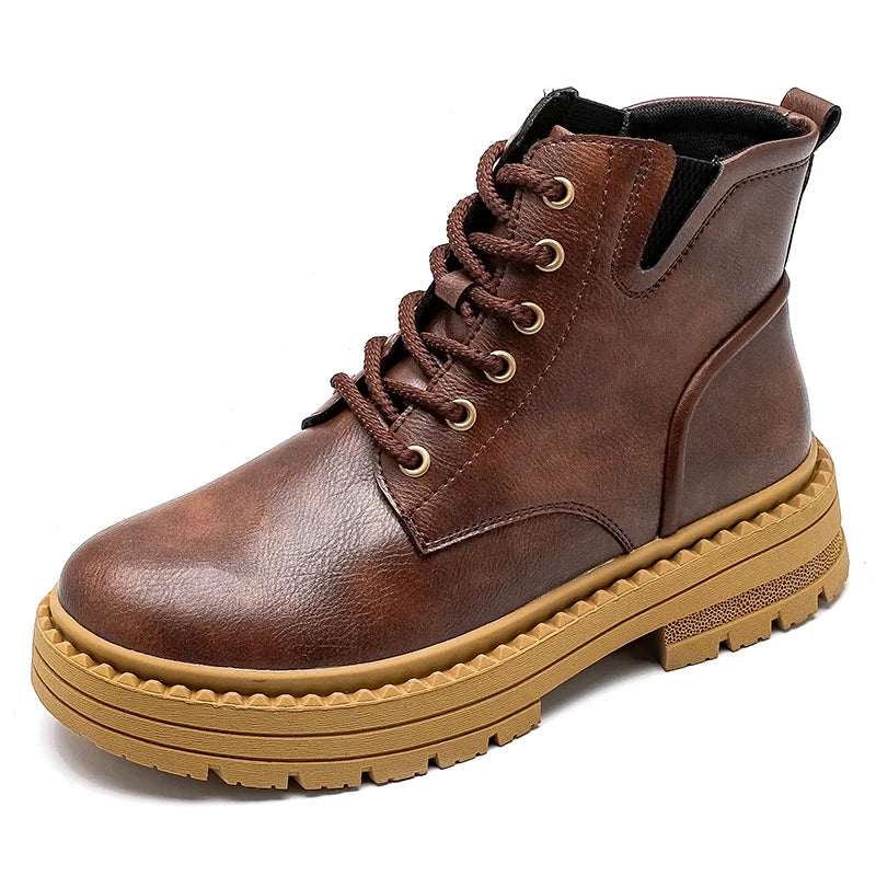 Warfield Leather Combat Boots