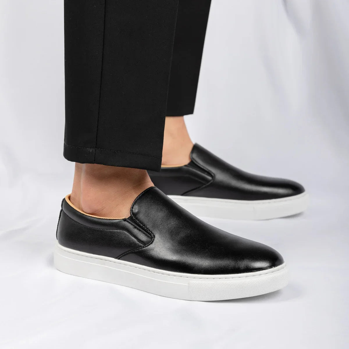 Italian Nappa Leather Platform Loafer