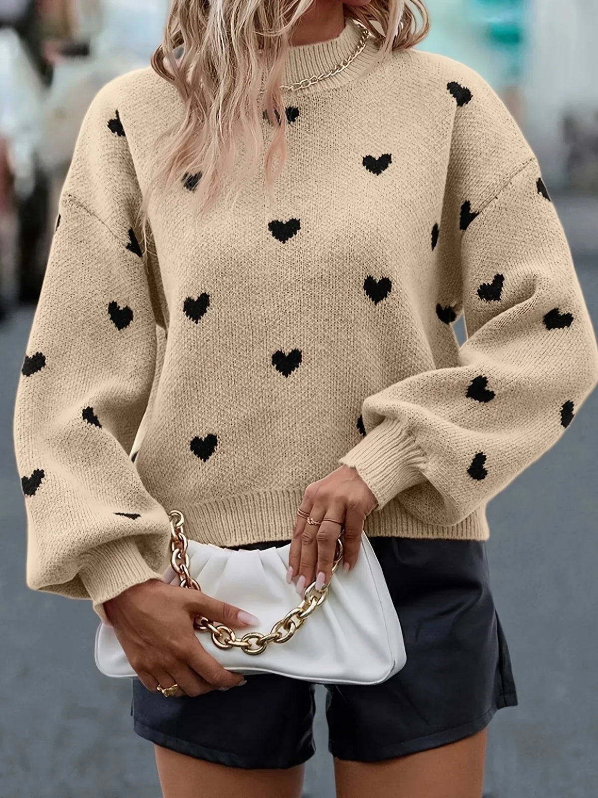 Amorette Heart Sweater
