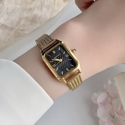 Vintage-Inspired Mesh Bracelet Watch