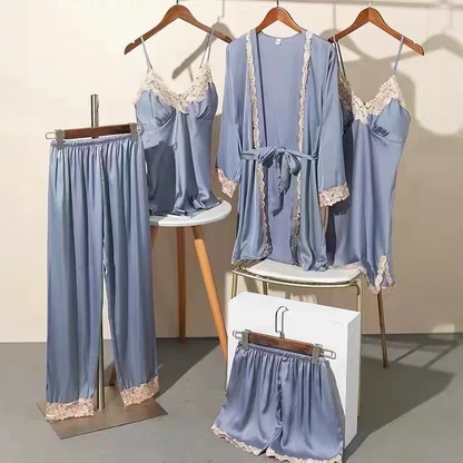 Noirlace 5 PC Satin Set