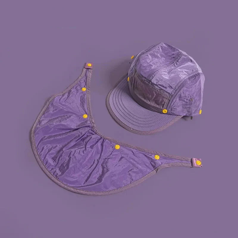 Amethyst Detachable Neck-Flap Cap
