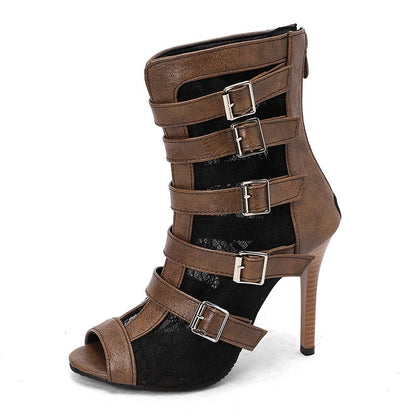 Aria Multi-Buckle Evening Boots