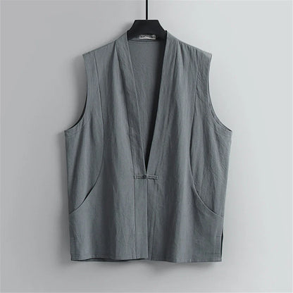Haori Linen Vest