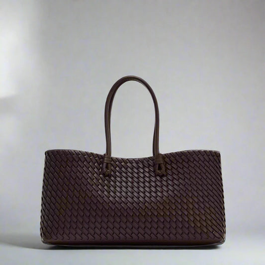 Arvella Woven Leather Handbag