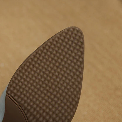 Embroidered Flower Mule