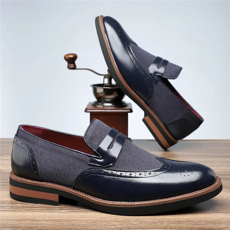 Saville Heritage Woven Leather Loafer