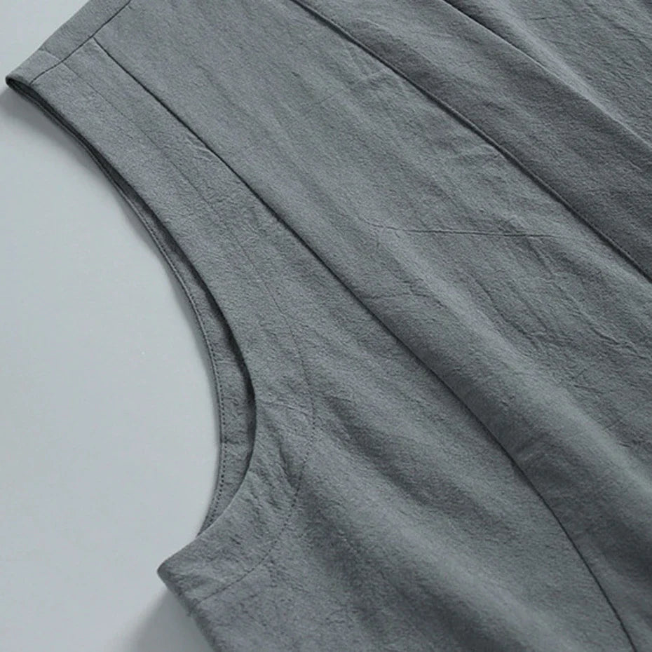 Haori Linen Vest