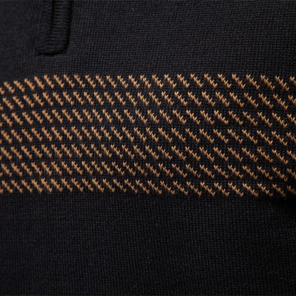 Heritage Diagonal Weave Mock Neck Pullover