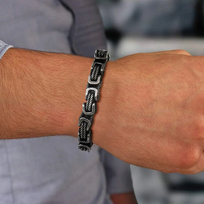 Byzantine Cable-Link Bracelet