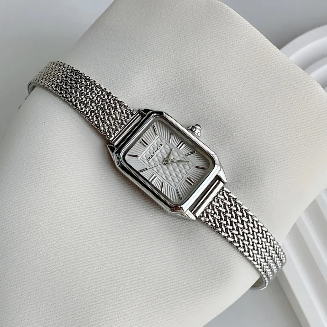 Vintage-Inspired Mesh Bracelet Watch