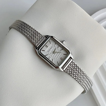 Vintage-Inspired Mesh Bracelet Watch