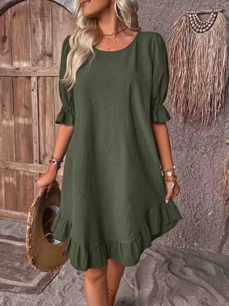 Marrakech Ruffle Midi