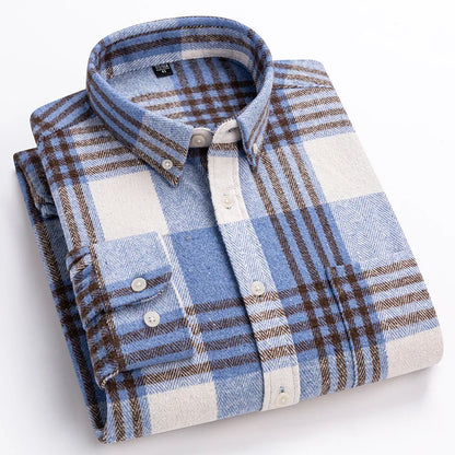 Stratford Plaid Cotton Shirt