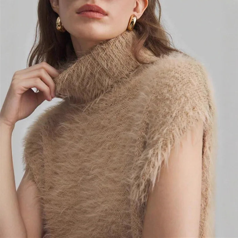 Marais Textured Cashmere Vest