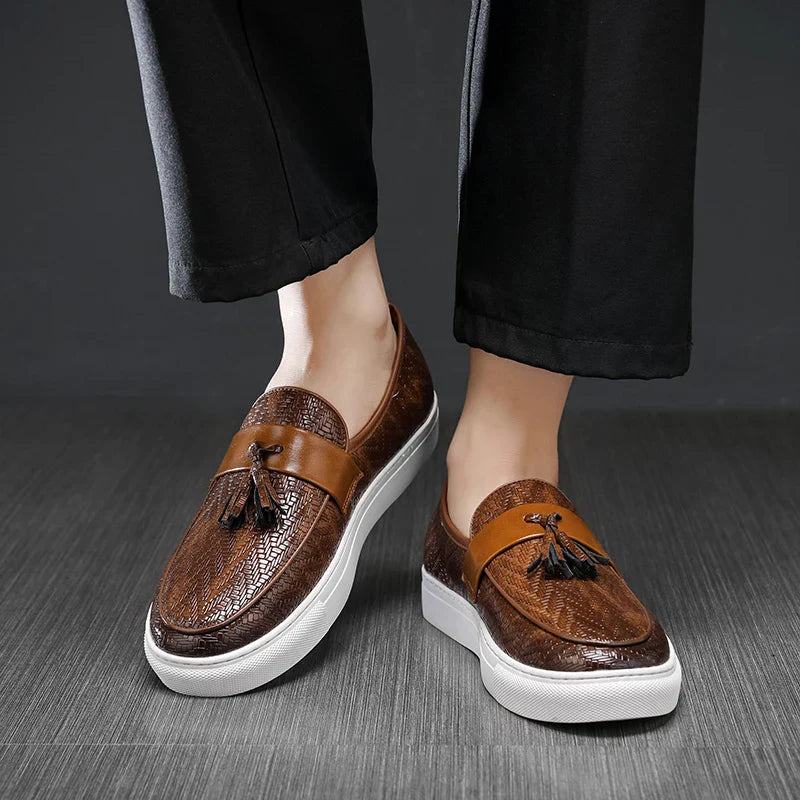 Platform Woven Loafer