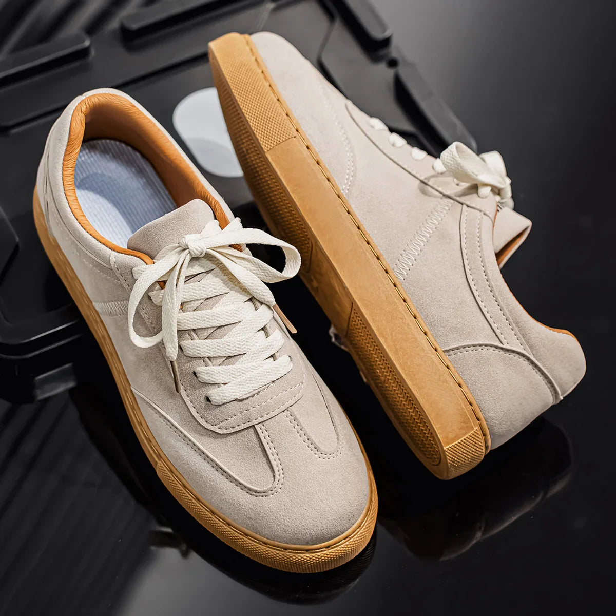 Low-Top Suede Sneakers