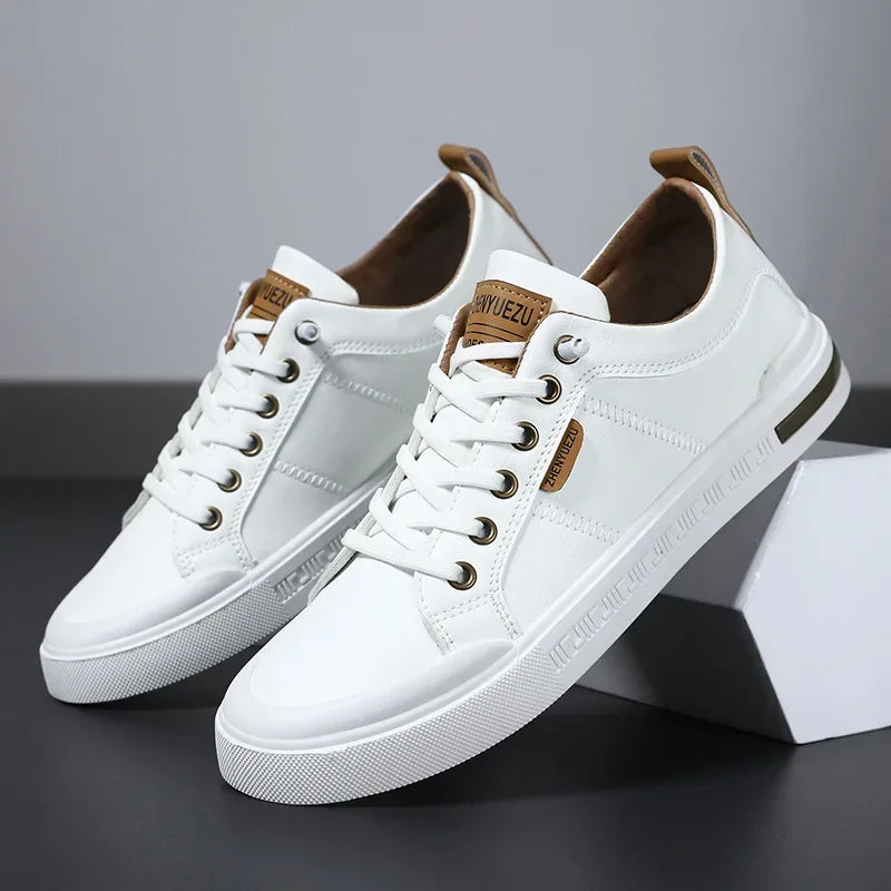 Premium Leather Low-Top Sneaker