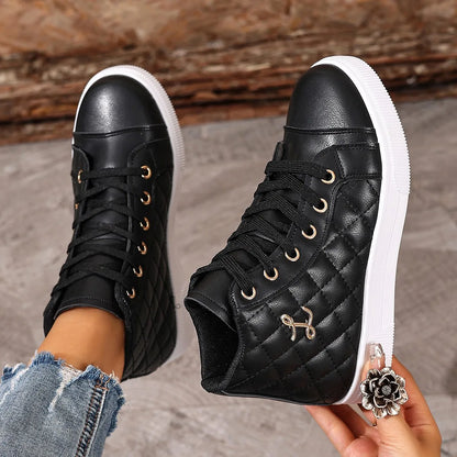 Bellissima Quilted High-Top Sneakers