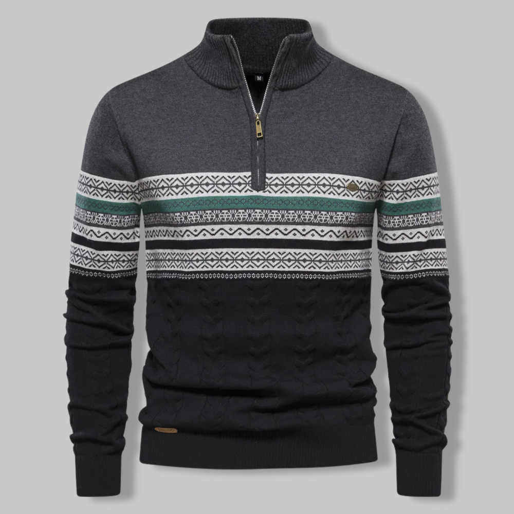 Alpine Fair Quarter-Zip Sweater