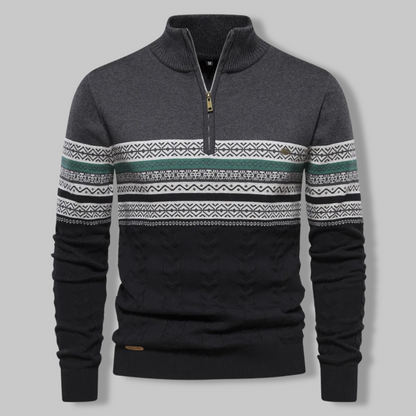Alpine Fair Quarter-Zip Sweater